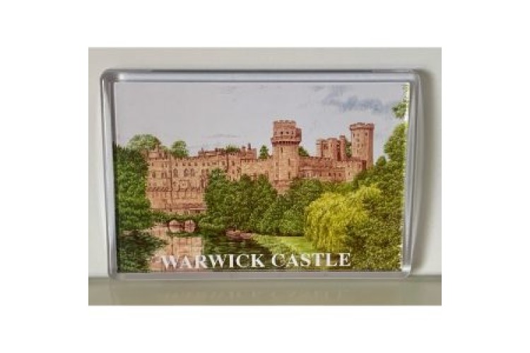 Warwick Castle Fridge Magnet by Kevin Robinson