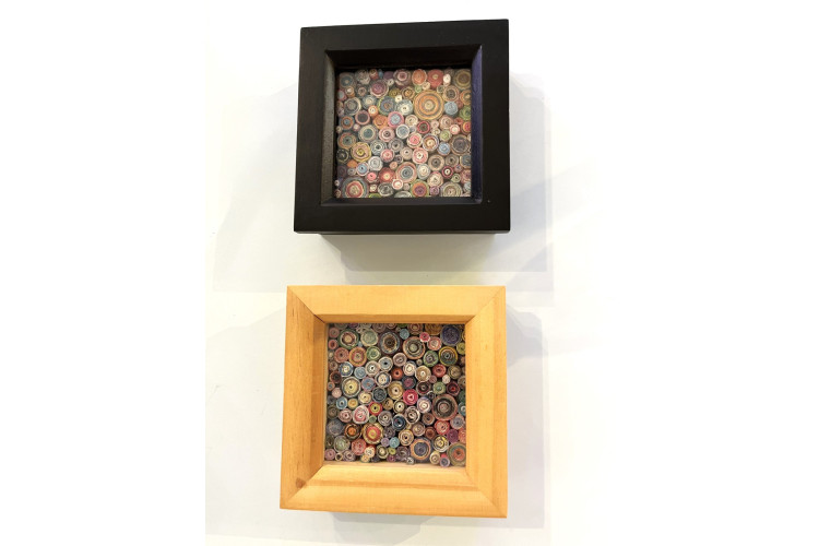 Eliza Grace Makes Quilled Picture