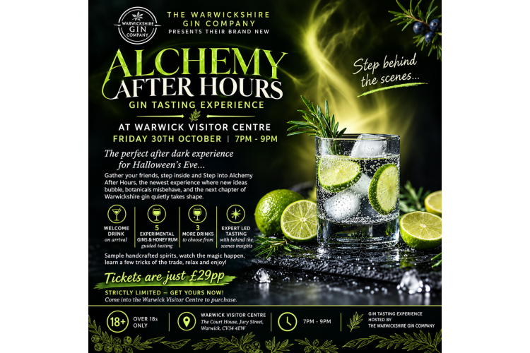Gin Tasting Friday 30th October