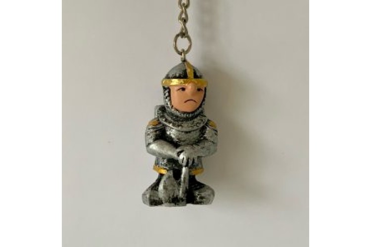 Warwick Knight with Axe Key Ring