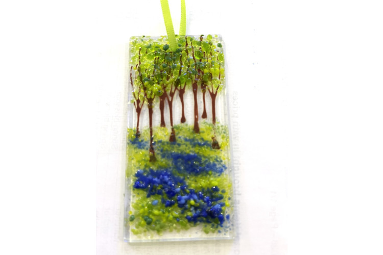 Little Orchard Glass  Bluebell Woods Small Suncatcher
