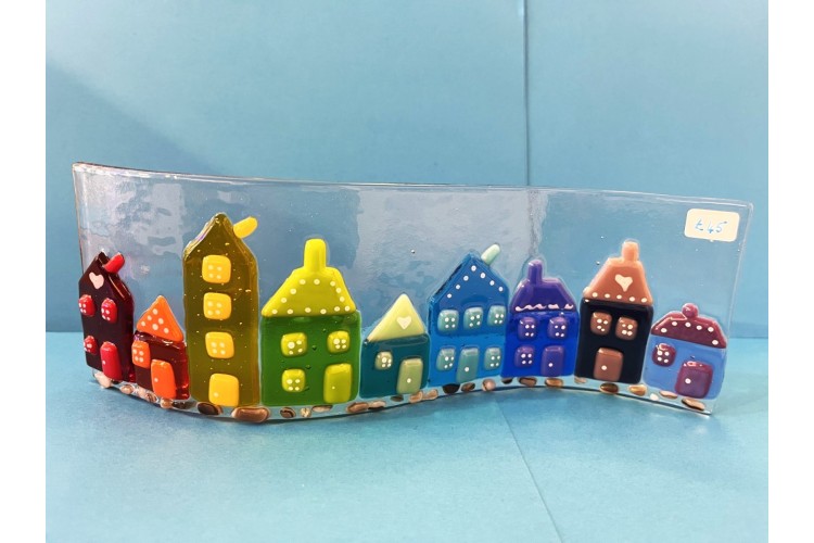Little Orchard Glass Rainbow Houses Wave