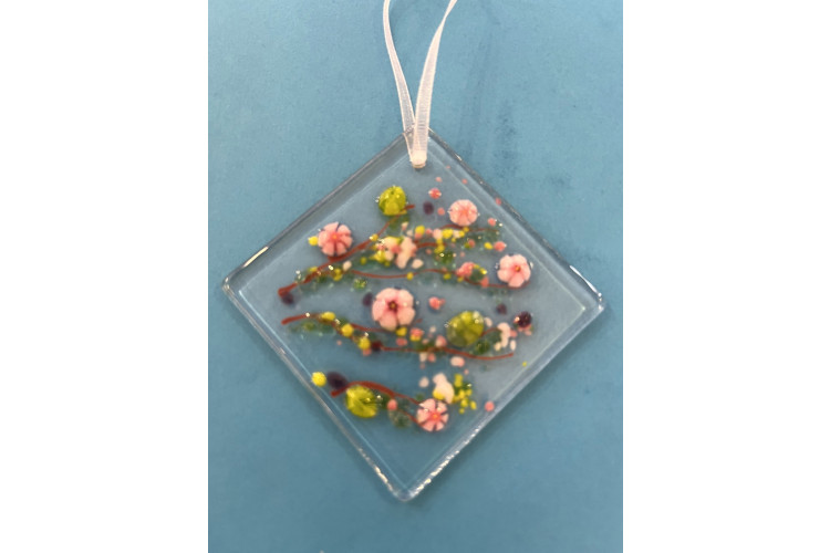 Little Orchard Glass Spring Blossom 6x6cm