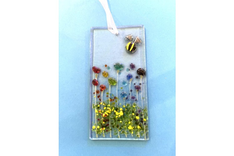 Little Orchard large rainbow flowers suncatcher