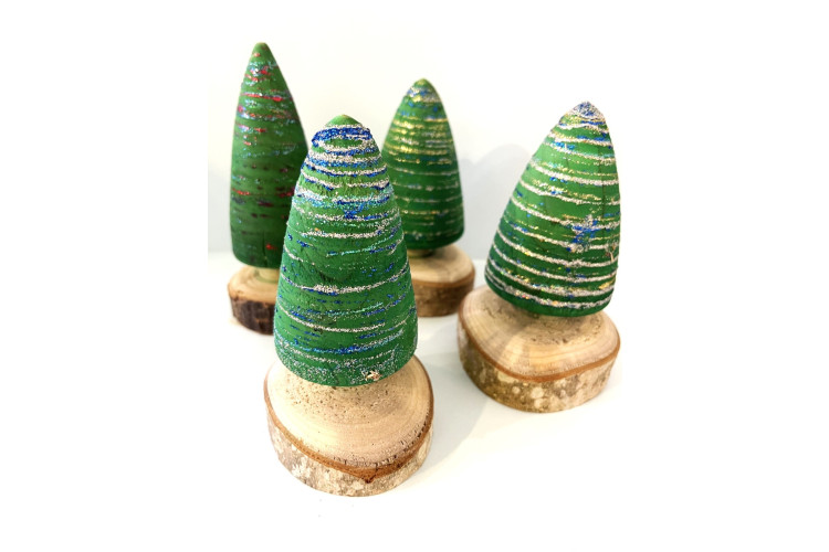 Paul Fryer Christmas Tree plain & green