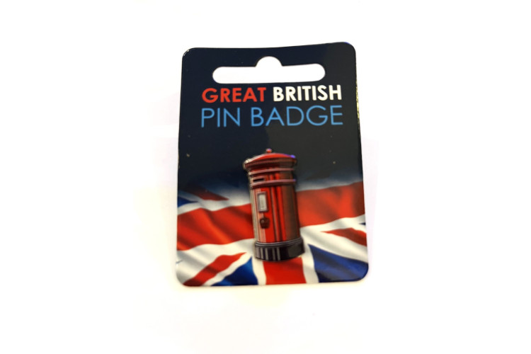 Post Box Metal Pin Badge