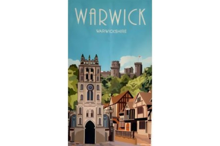 Warwick Retro Tea-Towel