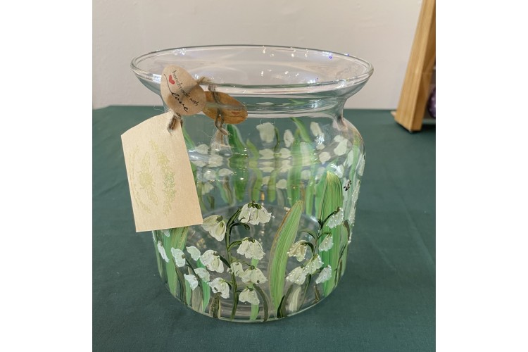 Sweet Pea & Bumble Barrel Vase