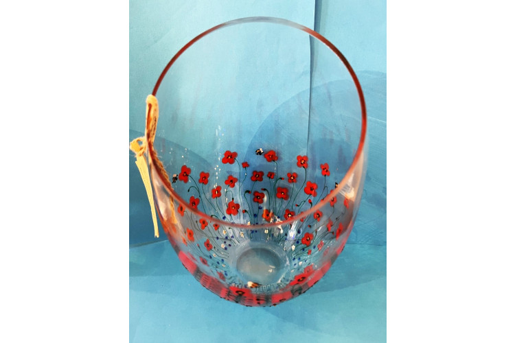 Sweetpea & Bumble Semi Elliptical Poppy Vase