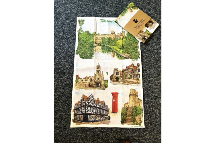 Warwick 100% cotton Tea-Towel by Kevin Robinson