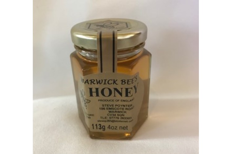 Warwick Bees Honey  4oz Jar