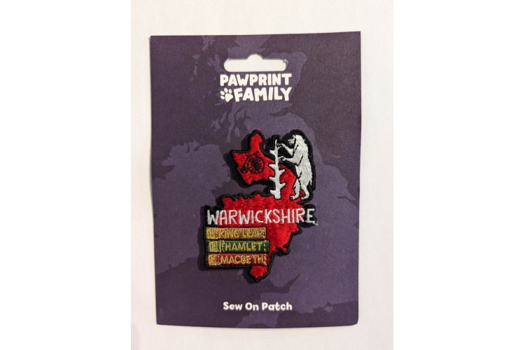 Warwickshire Sew On Fabric Patch