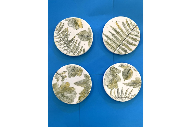 White Willow Art Coaster
