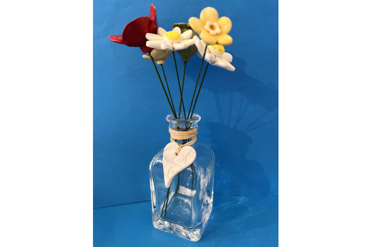 White Willow Art Meadow Bottle