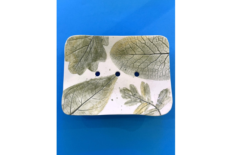 White Willow Art Rectangular Soap Dish